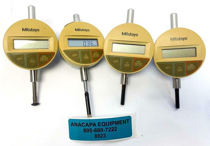 Used Mitutoyo IDS-1012E Digital Indicator 543-611 Lot of 4 (8823)W