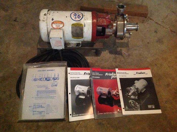 Used Pump, Centrif., 2 HP, Fristam, Mdl FPX 702-99, #S738410