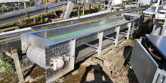 Used Конвейер с сеткой из нержавеющей стали