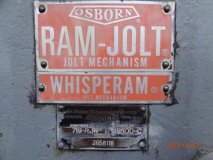 Used OSBORN 719 RJW JOLT SQUEEZE ROLLER LIFT