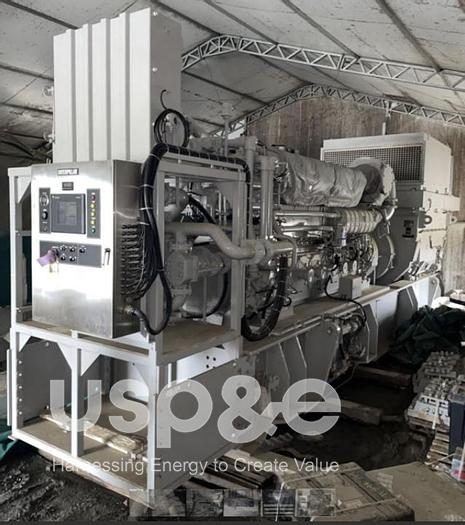 Used 6.6 MW 2011 New Caterpillar C280-8  Diesel Generator Sets
