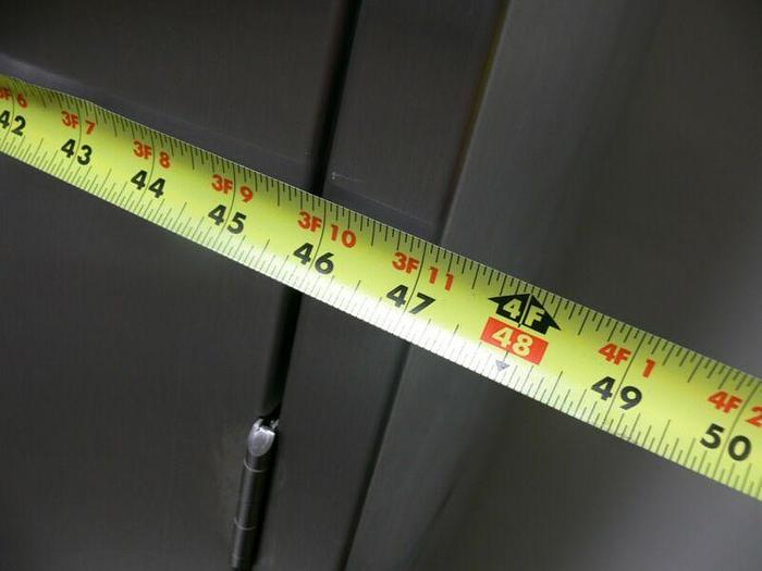 Used Stainless Steel Storage Cabinet  16" x 47" x 80"