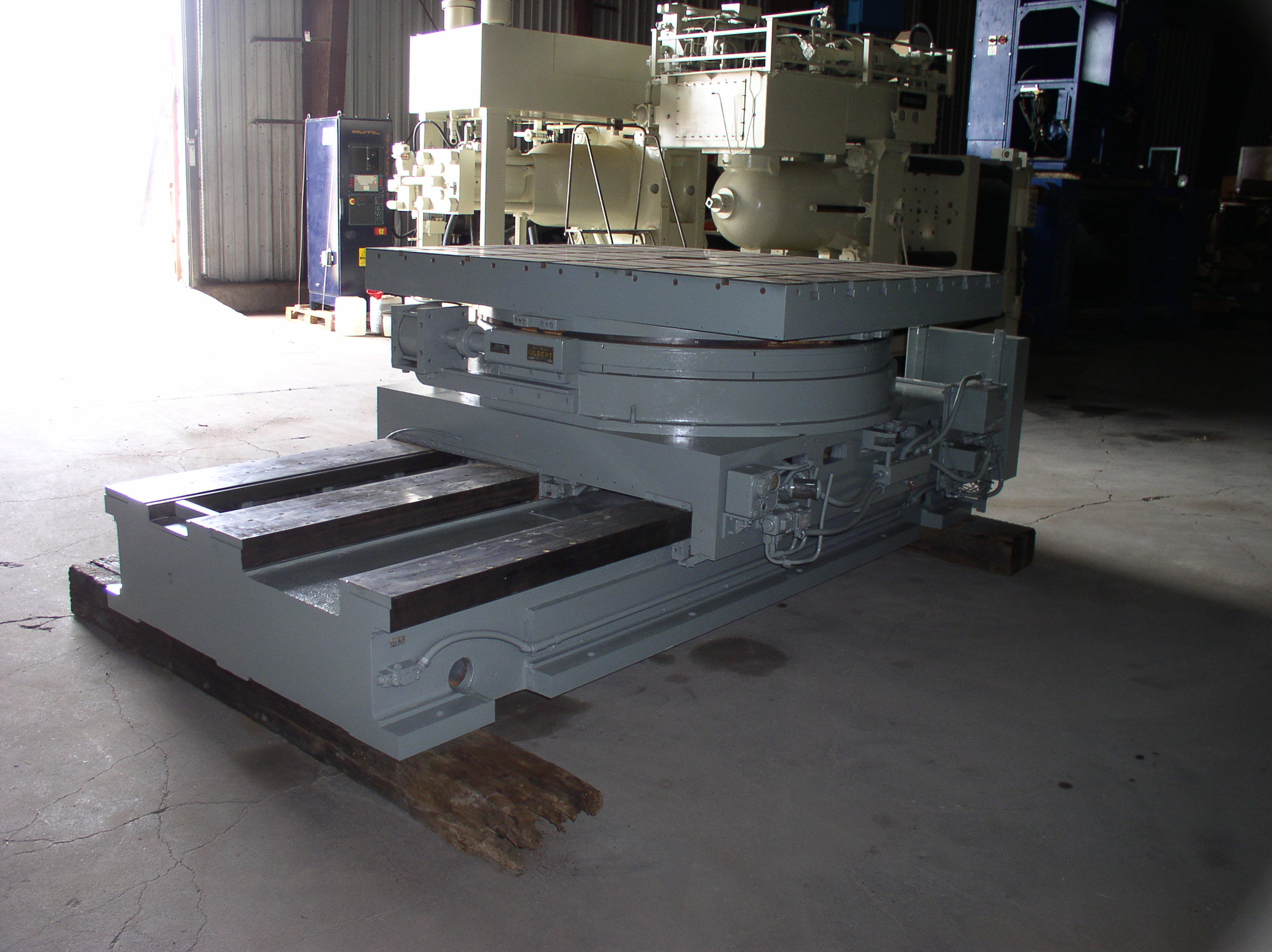 Used 60" x 72" Cincinnati Gilbert Rotary Table with Z Axis