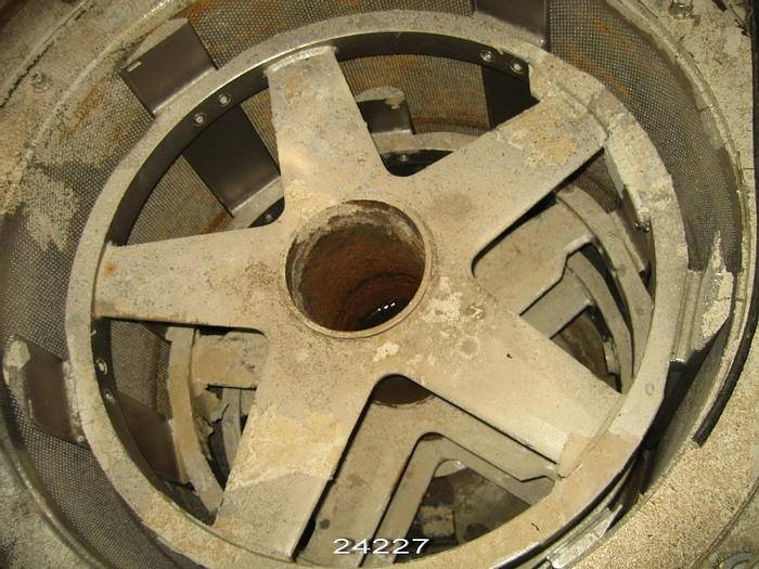 Used Black Clawson P30 Pressure Screen, Spiral Bevel Gearbox, Low Pulse Rotor,  With Base #24227