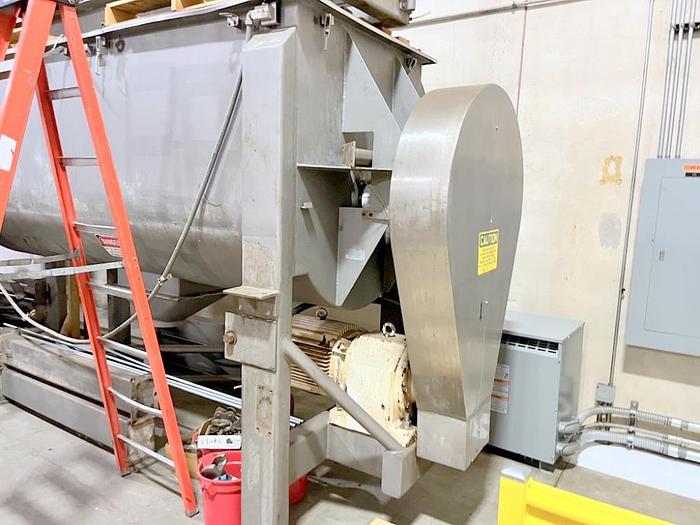 Used 136 CU. FT. AMERICAN PROCESS DOUBLE RIBBON BLENDER - S/S - 40 HP