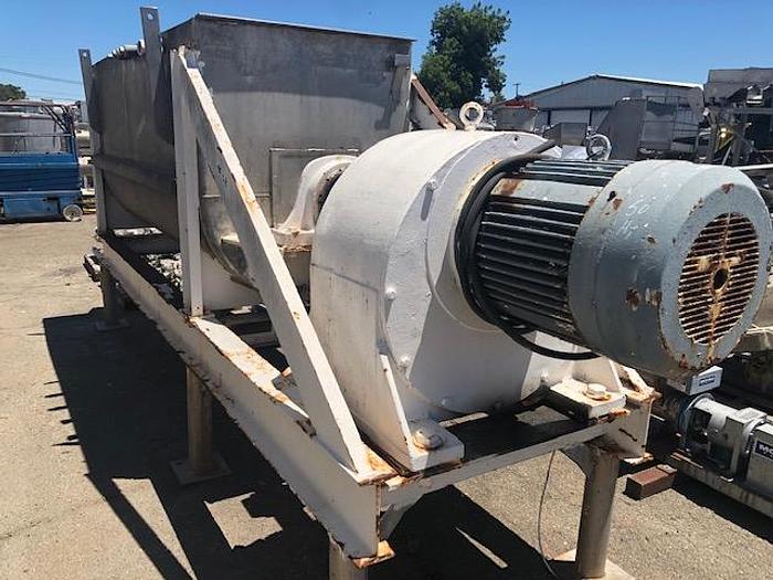 Used 135 Cu. Ft. Double Ribbon Mixer/Blender