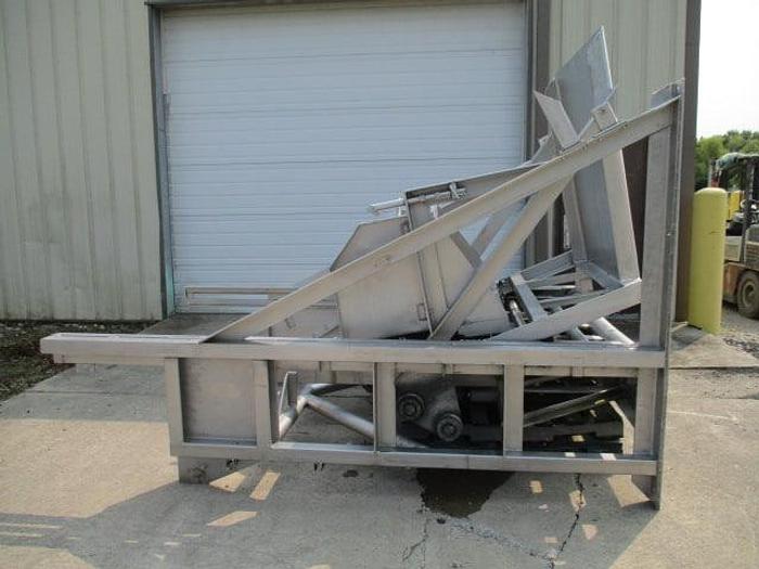 Used RMF Vat Dumper; Md#110; Two-Stage; 8' Dump Height
