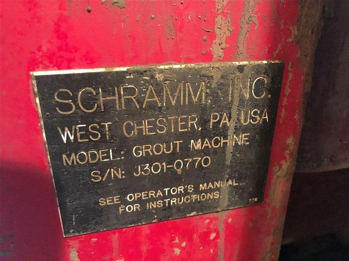 Used 0 Schramm Grout Pump