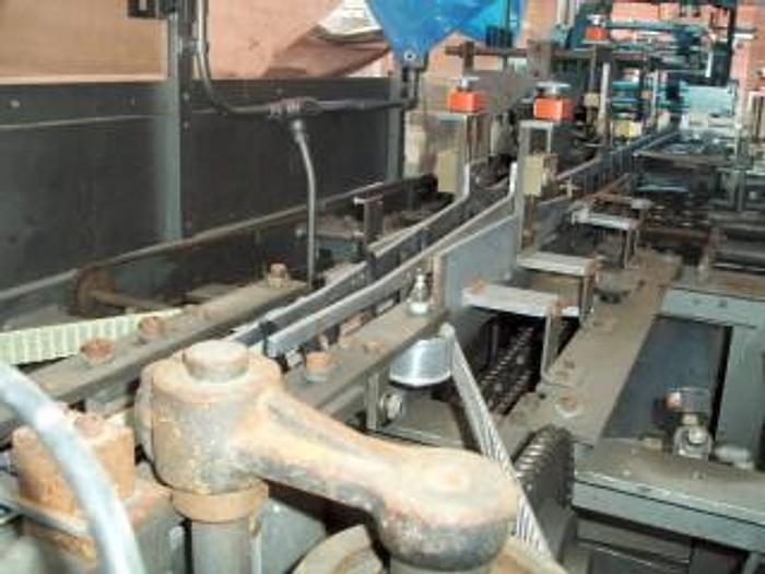 Used Cartoner, Jones, Mdl OSC, Horizontal, Glue, 5" Centers, #C732580