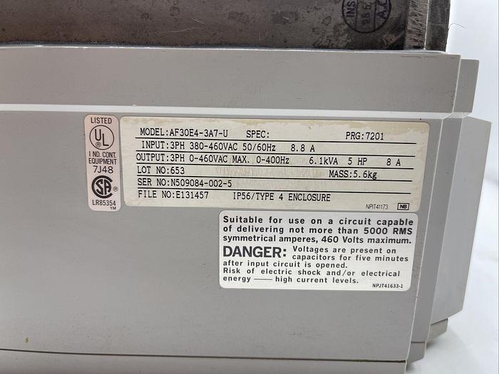 Used Sumitomo AF30E4-3A7-U . AF-3000 Drive