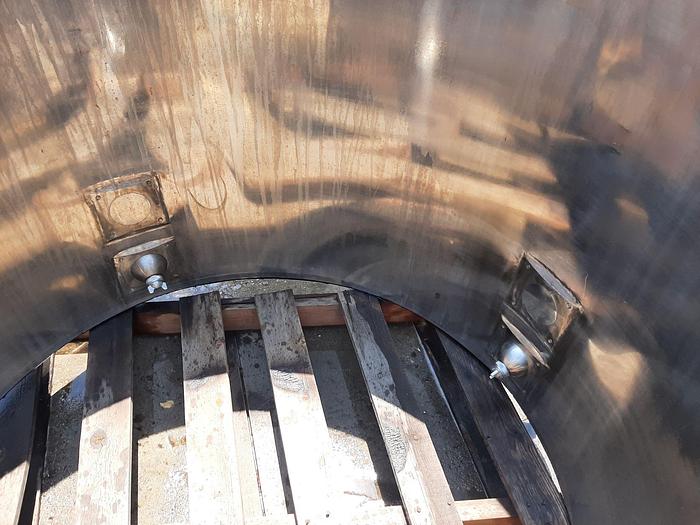 Used Dryer, Fluid Bed, 46" Diameter, Stainless Steel, Steam Heated, 120 Kilograms #S744728