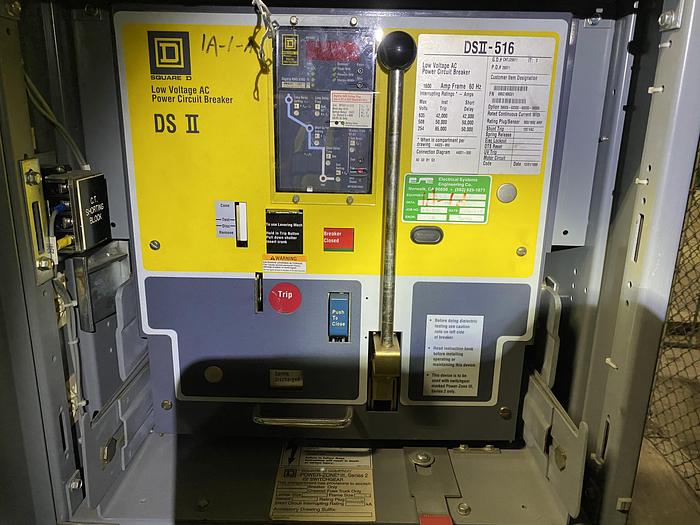 Used SQUARE D COMPANY 1000 / 1500 KVA DRY TYPE TRANSFORMER