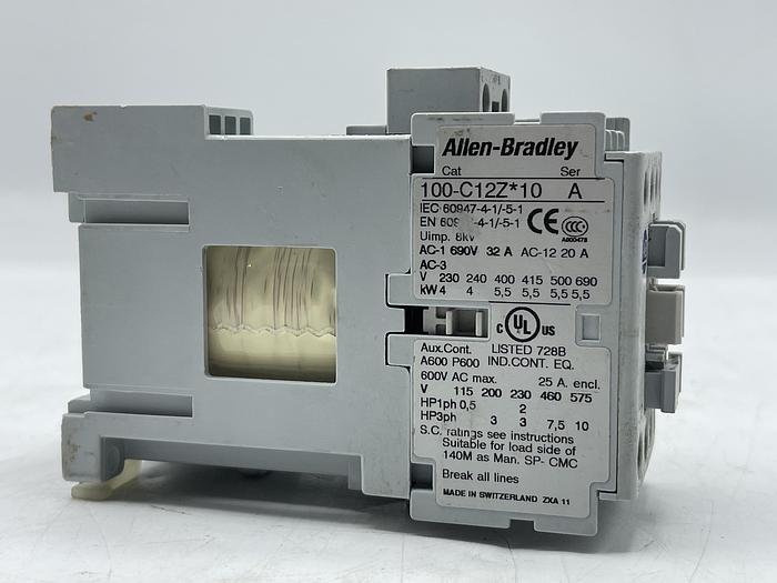 Used AB ALLEN BRADLEY 100-C12Z*10 Ser A