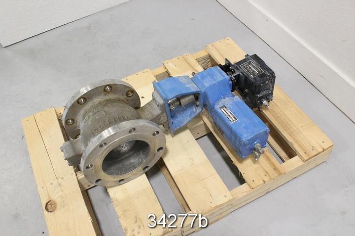 Used Neles Jamesbury R21CA06CCJK 6" V-Ball Control Valve #34277