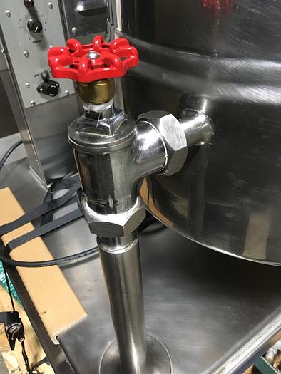 Used GROEN TDA/1-40, TA/2 40 QT. DIRECT STEAM LAB KETTLE COOKER MIXER w/ TWIN AGITATION & SCRAPE SURFACE (#785)