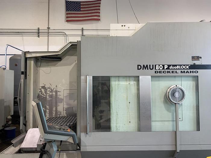 Used DMG DMU 80P 5 Axis