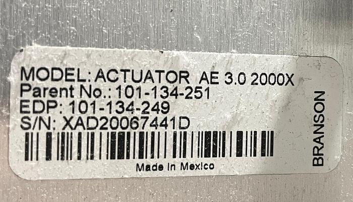 Used BRANSON S40 ROTARY 2000X ULTRASONIC WELDER SYSTEM CELL 20:4.0 4000 WATT WITH CAMCO 6 POSITION INDEX TABLE AND PNEUMATIC PRESS  Title *