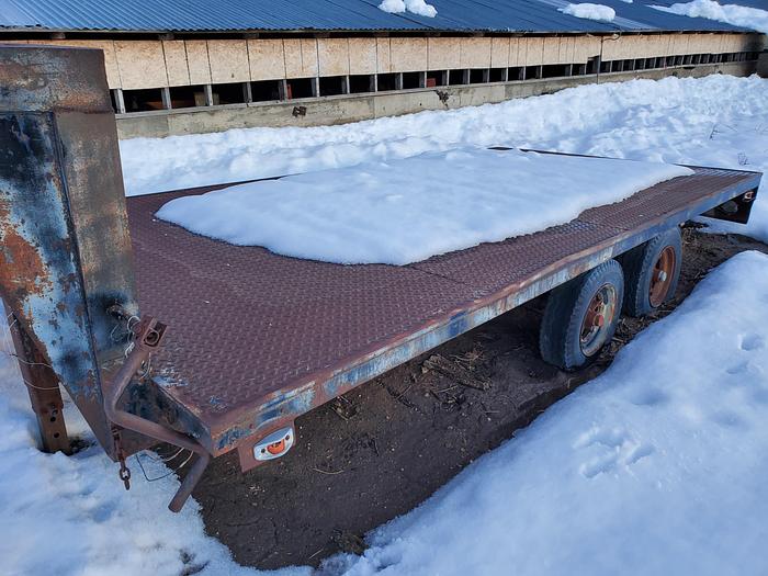 Used 16' Shop Built Gooseneck Trailer