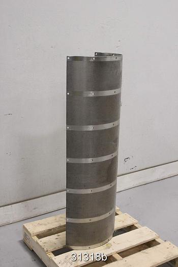 Used Beloit Jones Spare Plate Section For Pressmaster 18 Dewatering Screw #31318