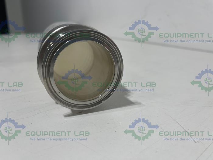 Used Sani-Tech  STHT-R-WR-2000 37" Silicone Hose w/ 2" Sanitary Fitting