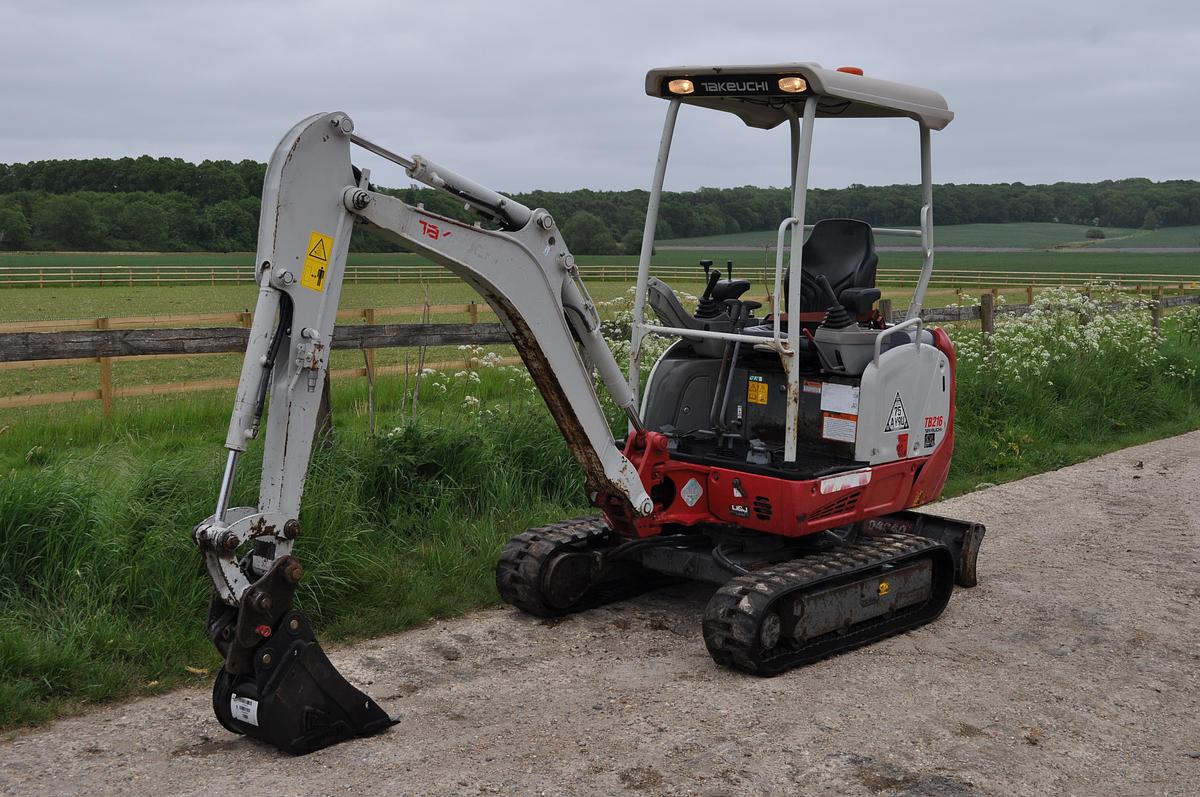 Used 2020 TAKEUCHI TB216