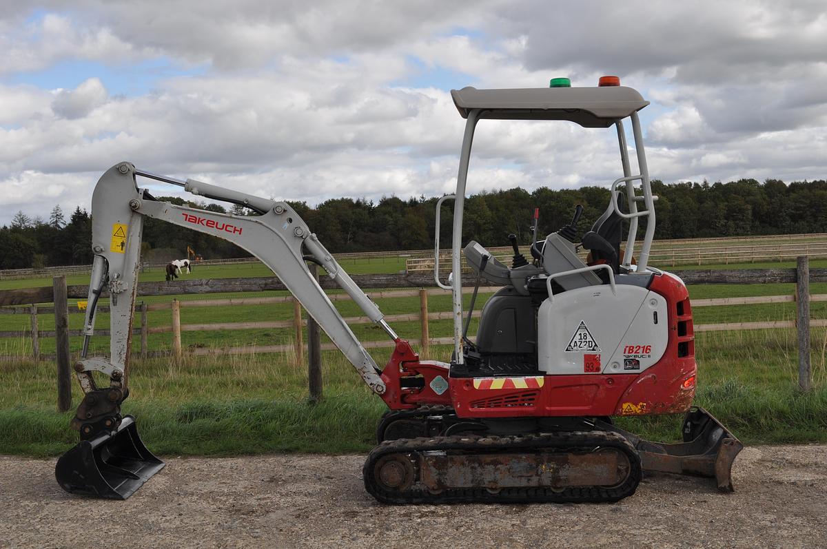 Used 2020 TAKEUCHI TB216