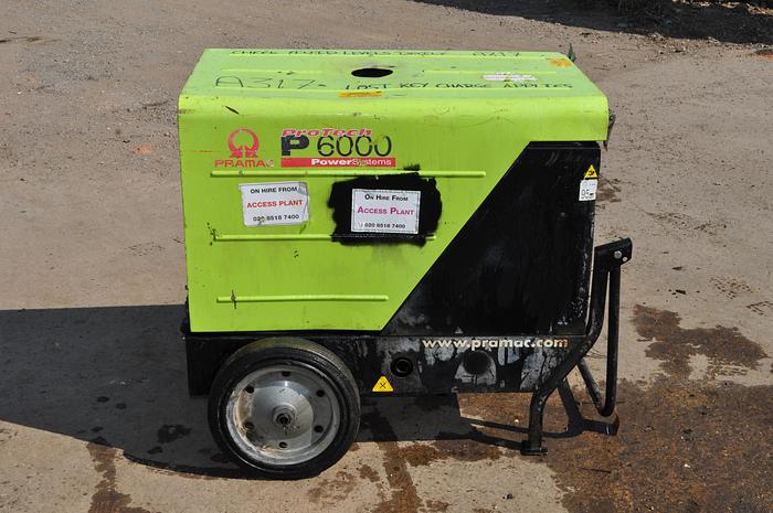 Used PRAMAC P6000 6 kVA