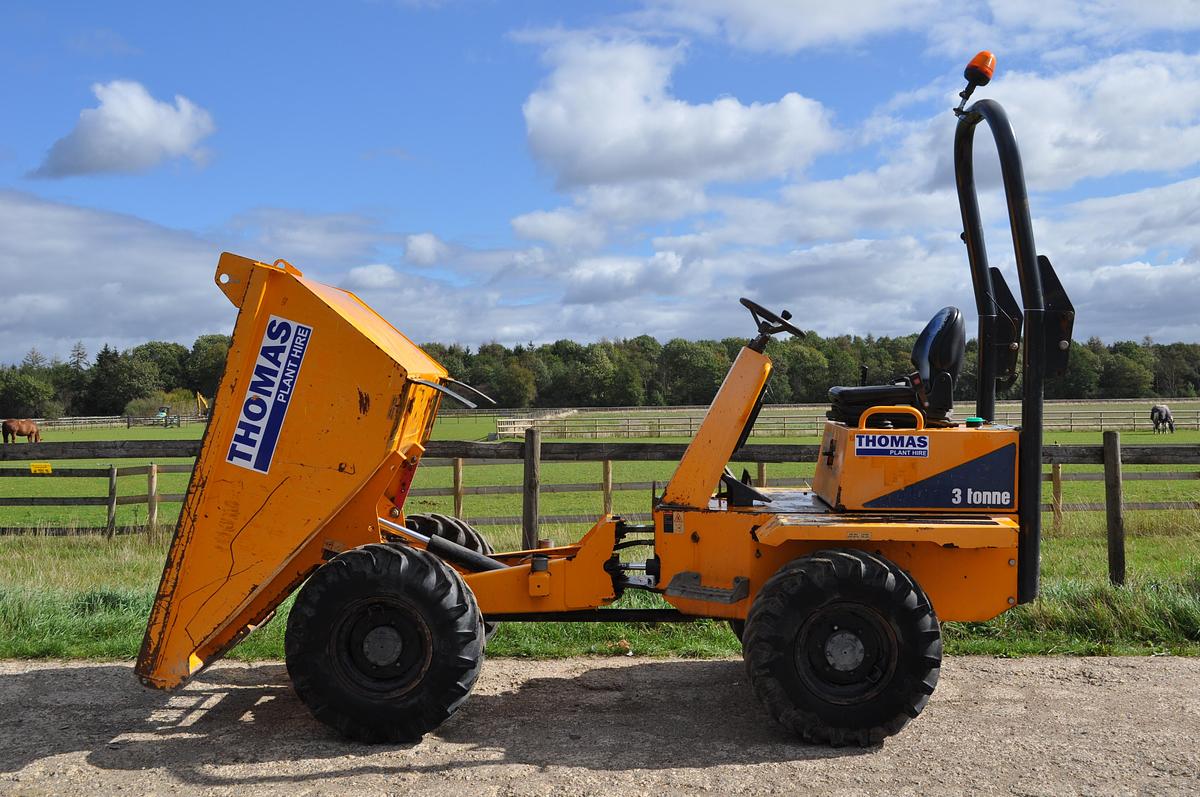 Used 2017 THWAITES MACH581 3T STRAIGHT TIP DUMPER