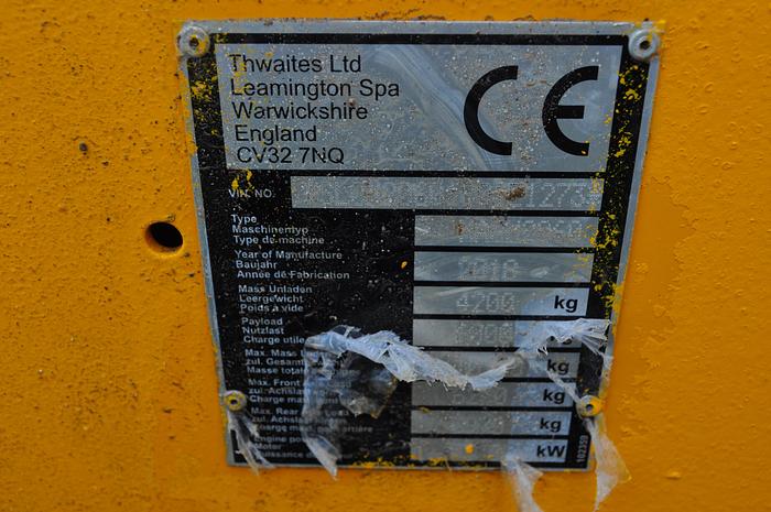 Used 2018 THWAITES 6T