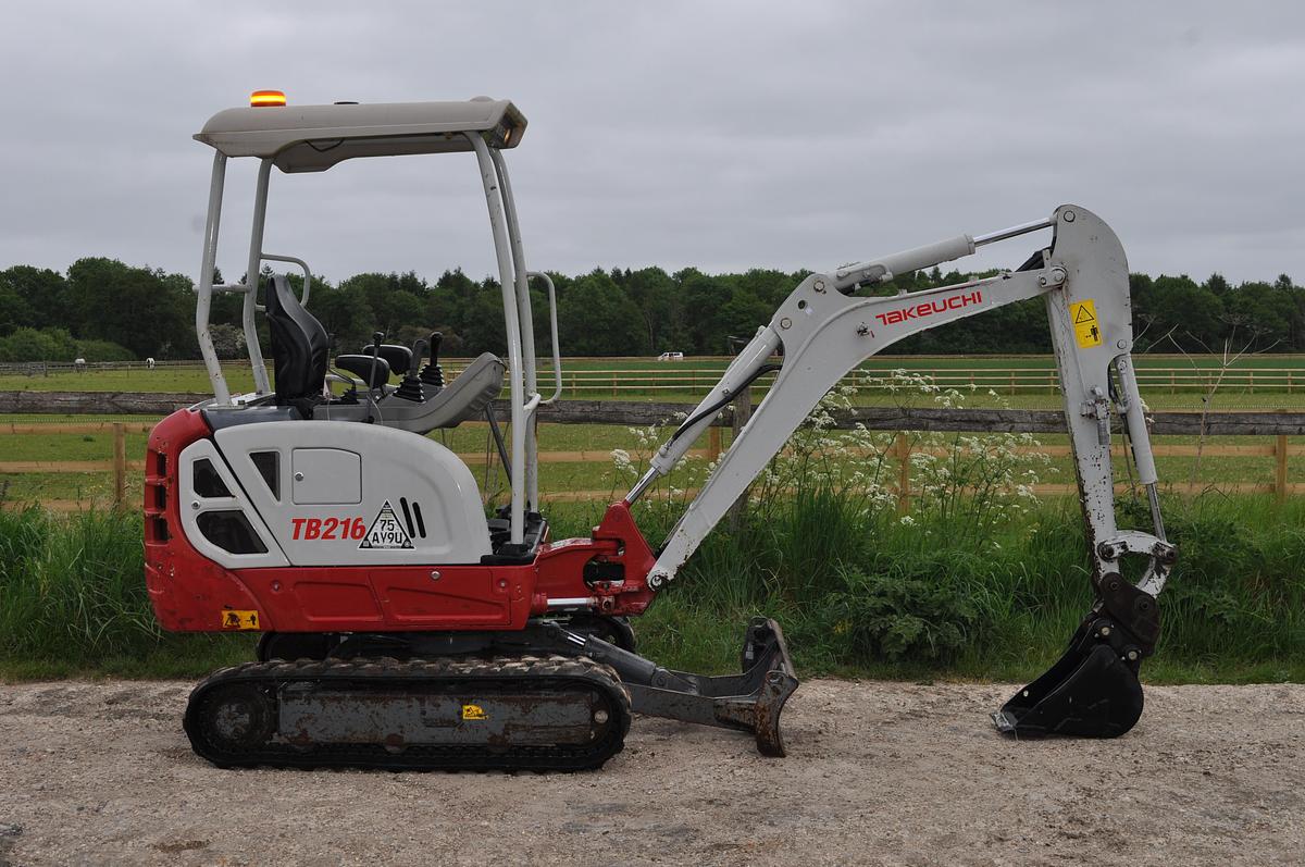 Used 2020 TAKEUCHI TB216