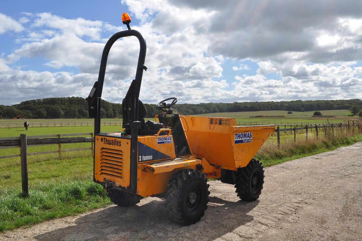 Used 2017 THWAITES MACH581 3T STRAIGHT TIP DUMPER