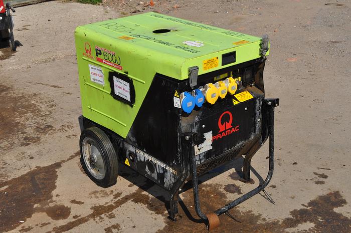 Used PRAMAC P6000 6 kVA