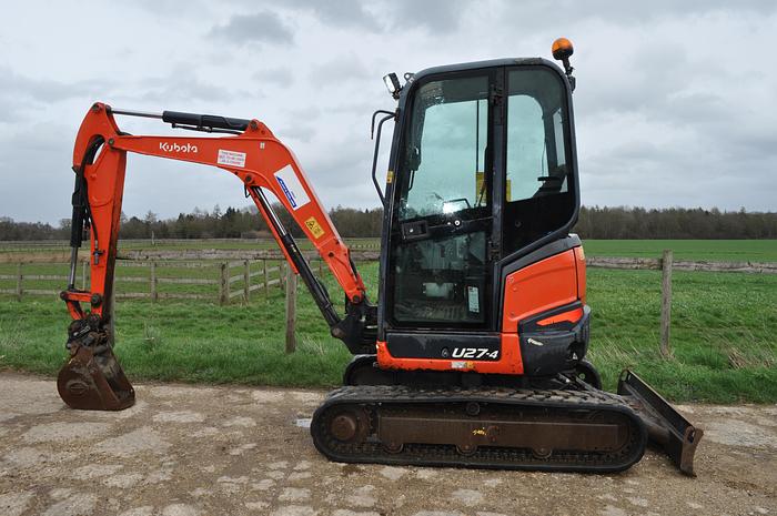 Used 2014 KUBOTA U27-4