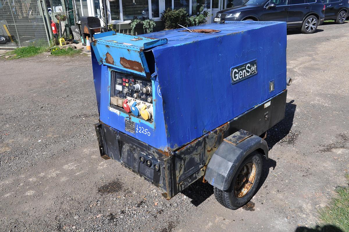 Used 2008 GENSET MPM 12/400 SS-K Diesel Welder Generator