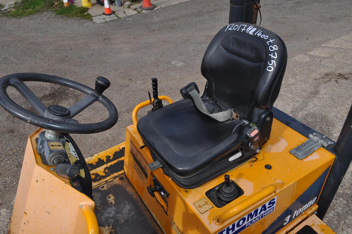 Used 2017 THWAITES MACH581 3T STRAIGHT TIP DUMPER