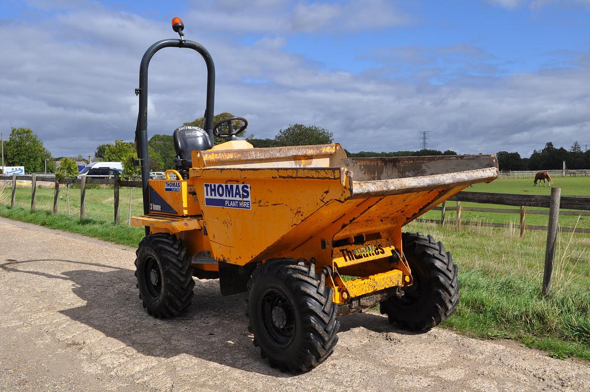 Used 2017 THWAITES MACH581 3T STRAIGHT TIP DUMPER