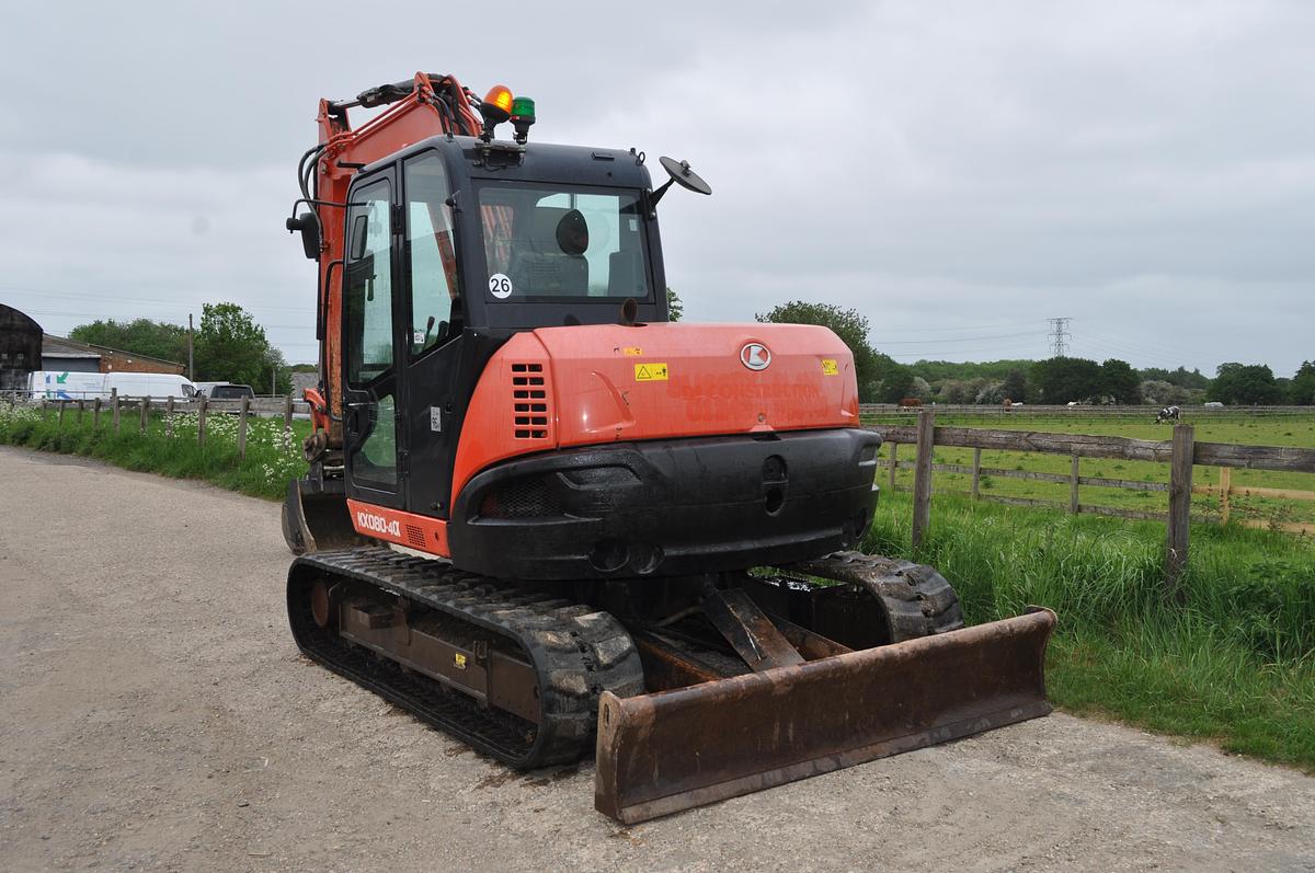 Used 2017 KUBOTA KX080-4a