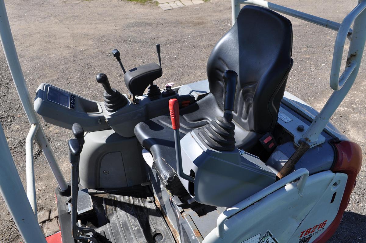 Used 2020 TAKEUCHI TB216