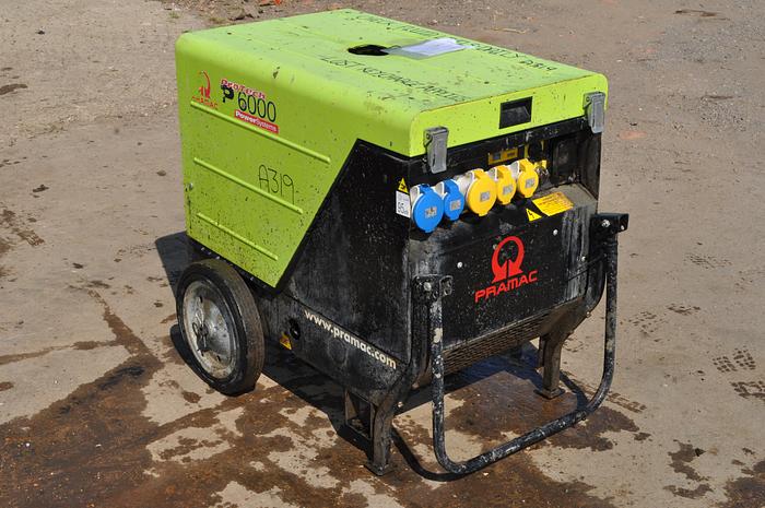Used PRAMAC P6000 6 kVA