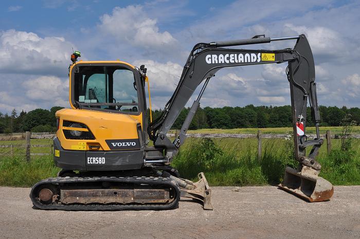 Used 2018 VOLVO ECR58D
