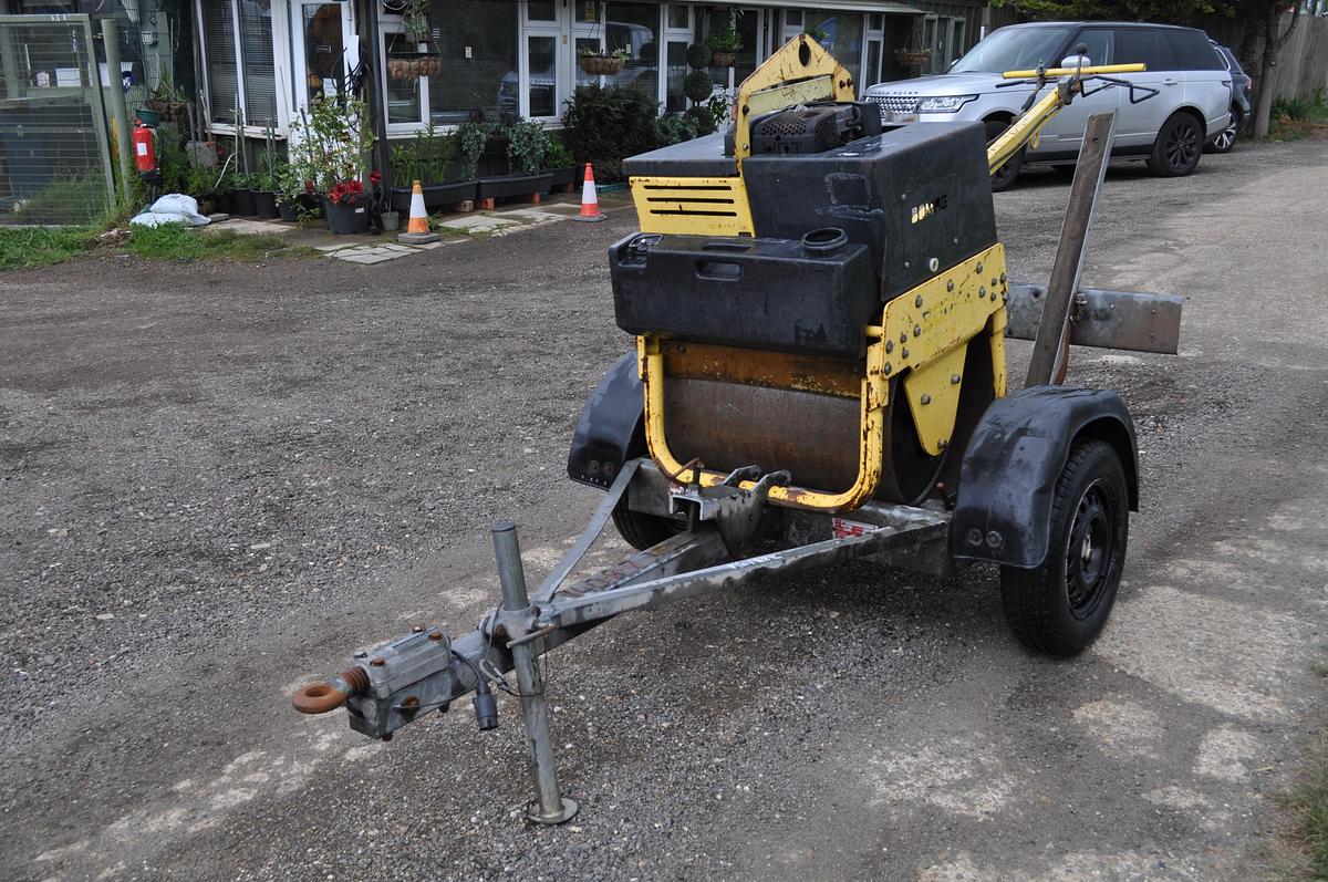 Used BOMAG BW71 WITH TRAILER