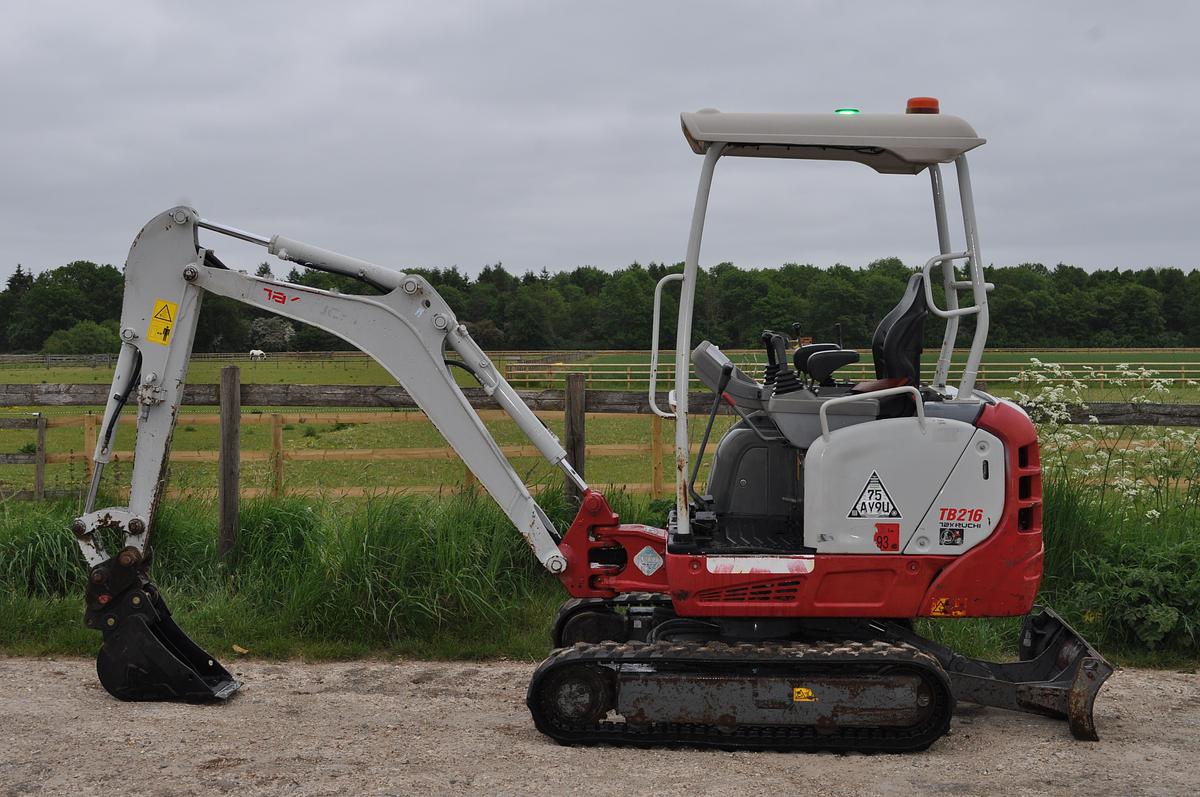 Used 2020 TAKEUCHI TB216