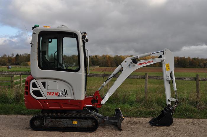 Used 2020 TAKEUCHI TB216