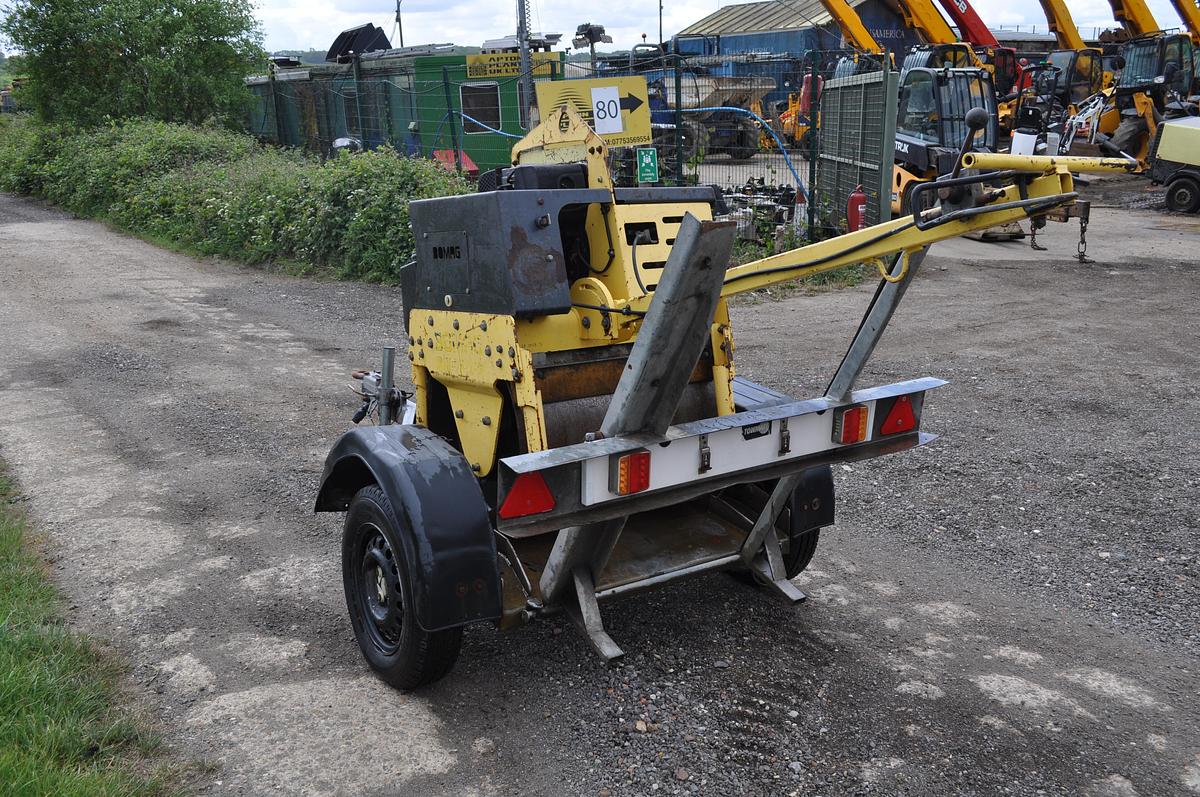 Used BOMAG BW71 WITH TRAILER