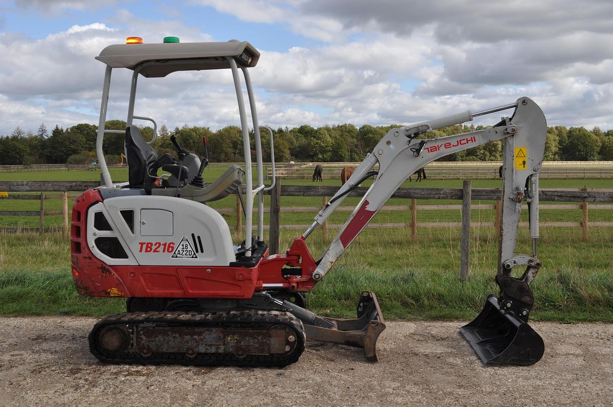 Used 2020 TAKEUCHI TB216