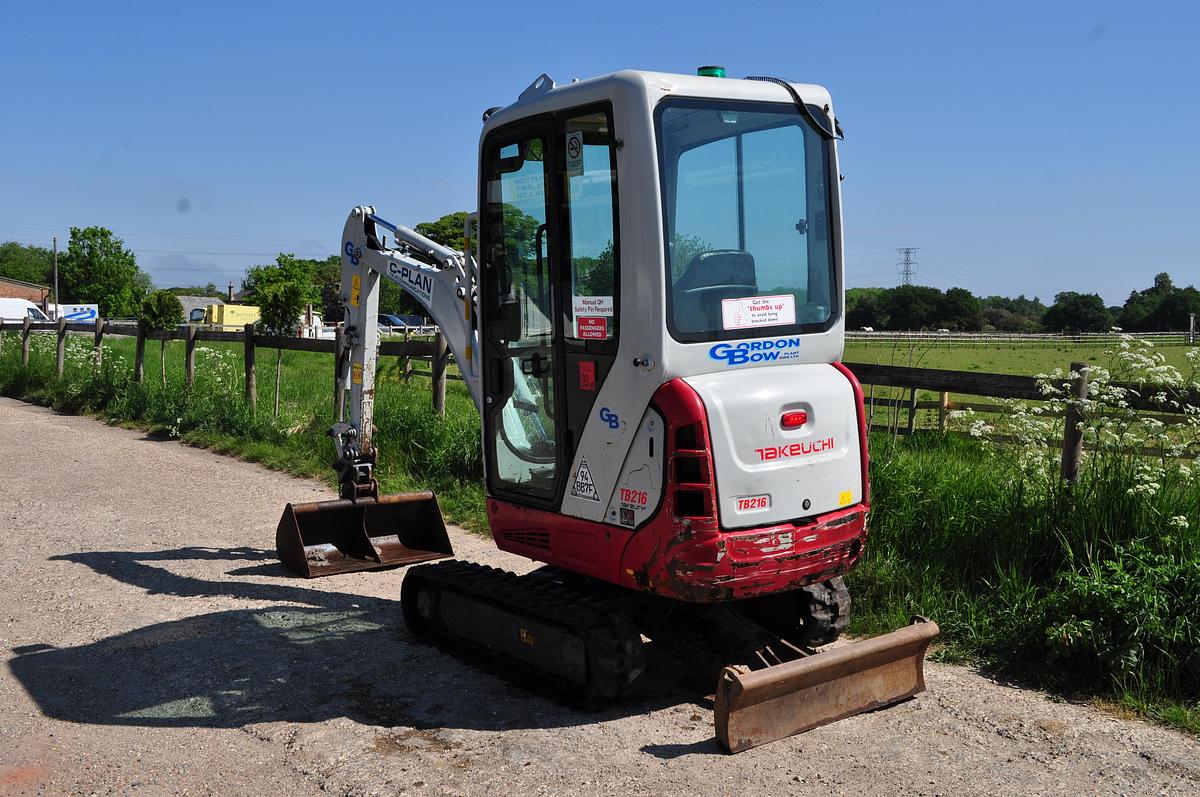 Used 2021 TAKEUCHI TB216