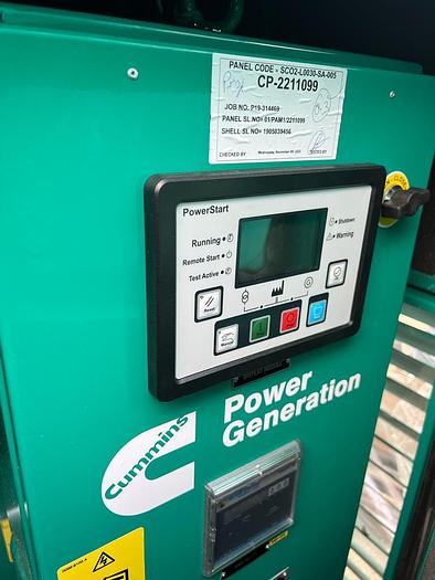 2022 CUMMINS 25KVA GENERATOR
