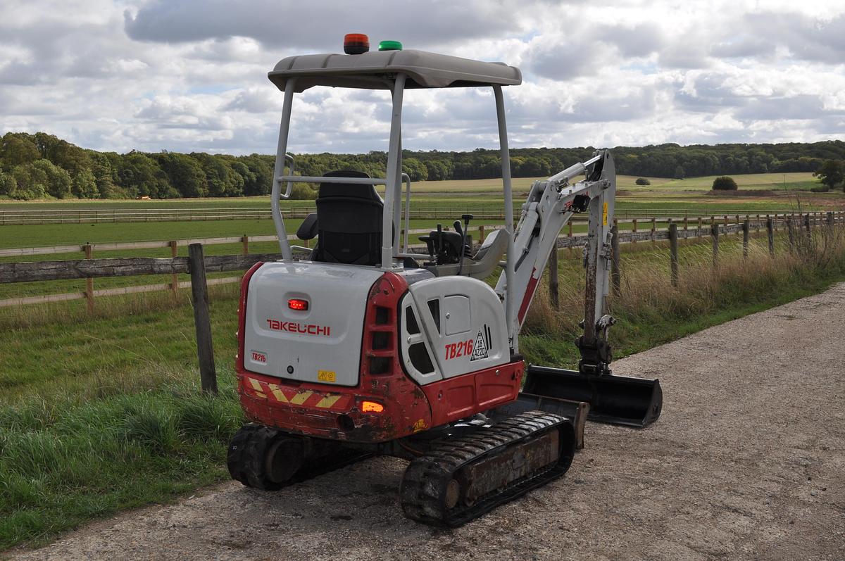 Used 2020 TAKEUCHI TB216