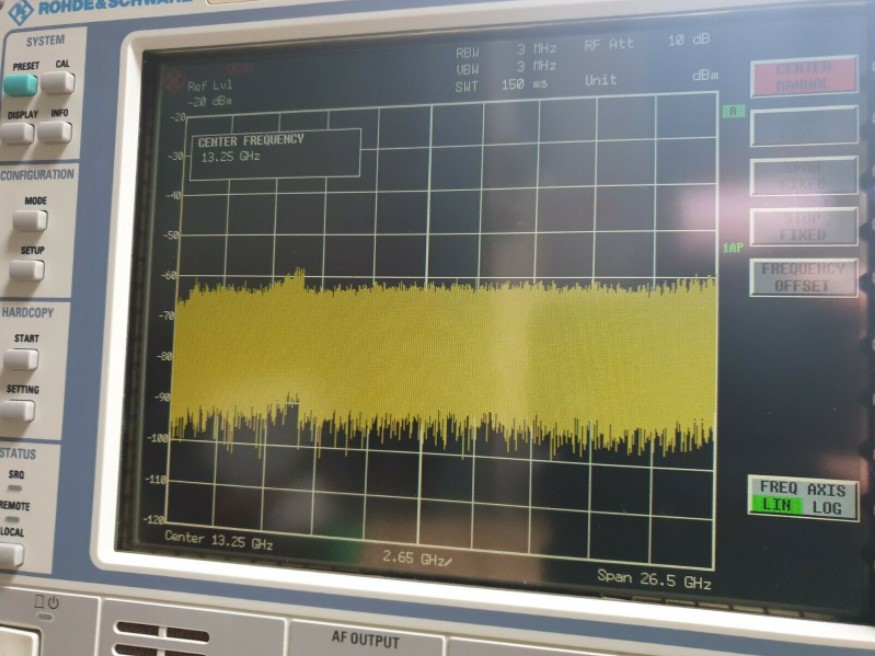 Used Rohde & Schwarz FSEM30 1079.8500.35 FSE-B22 1106.3480.02 SPECTRUM ANALYZER (R4S3