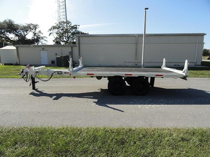 Used Allegheny Flatbed T/A AB Extendable Pole Trailer - 69389